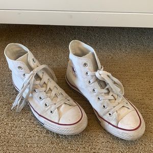 White high top converse